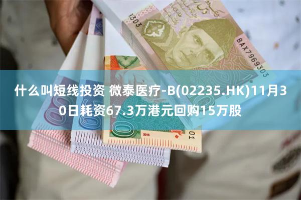 什么叫短线投资 微泰医疗-B(02235.HK)11月30日耗资67.3万港元回购15万股