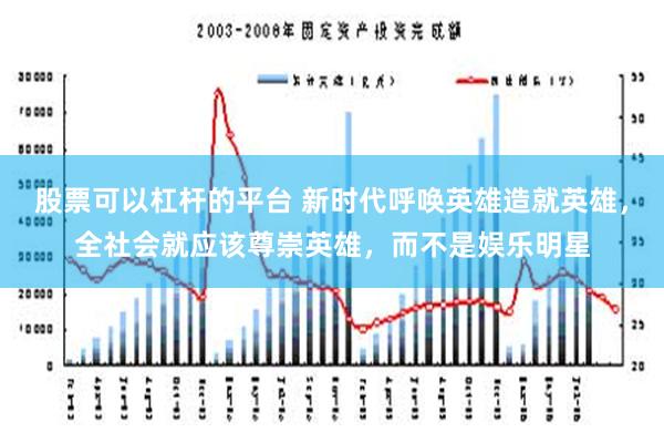 股票可以杠杆的平台 新时代呼唤英雄造就英雄，全社会就应该尊崇英雄，而不是娱乐明星